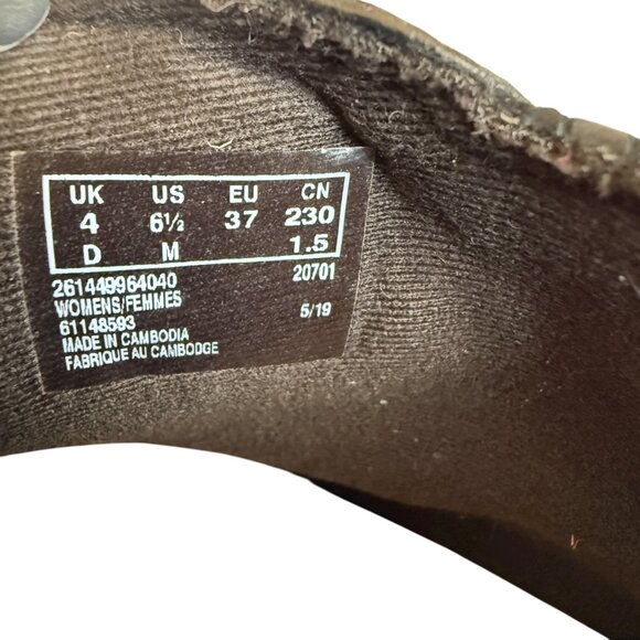 Clarks Ultimate Comfort Collection black leather side zip ankle boots size 6 1/2 - Picture 12 of 12